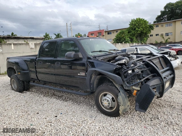 2005 Chevrolet Silverado 3500 DRW LT with VIN 1GCJK33265F908745, listed as a Copart auction lot 76309194 with NaN miles and Salvage Title. Bid and sale history available at carsss.com. Image 4.