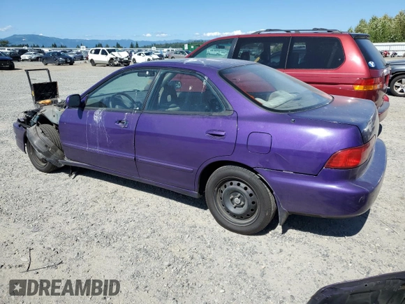 1996 Acura Integra LS with VIN JH4DB7653TS005093, listed as a Copart auction lot 57783383 with 217,250 mi miles and Salvage title. Bid and sale history available at DreamBid. Image 2.