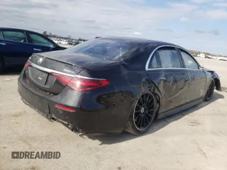 2022 Mercedes-Benz S 580 z VIN W1K6G7GB9NA110154, wystawiony jako Copart lot #66277042 z przebiegiem Nie podano mil oraz . Historia ofert i sprzedaży dostępna na DreamBid. Obrazek 4.
