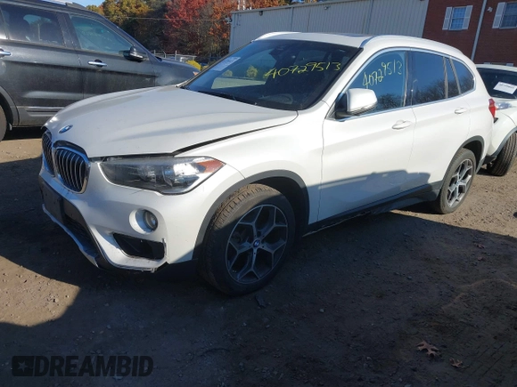 2019 BMW X1 xDrive28i with VIN WBXHT3C57K5L89697, listed as a IAAI auction lot 40729513 with 46,319 mi miles and . Bid and sale history available at DreamBid. Image 17.