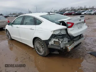 2016 Ford Fusion Titanium with VIN 3FA6P0K96GR158621, listed as a IAAI auction lot 41678349 with 182,162 mi miles. Bid and sale history available at carsss.com. Image 3.