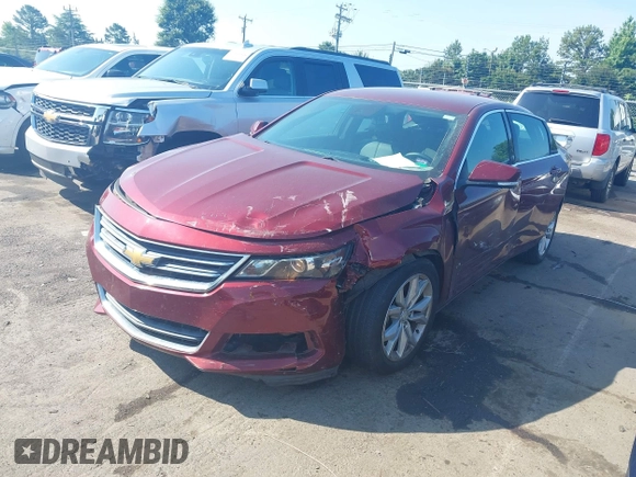 2017 Chevrolet Impala LT with VIN 2G1105S37H9106710, listed as a IAAI auction lot 42585642 with 96,392 mi miles and . Bid and sale history available at DreamBid. Image 2.