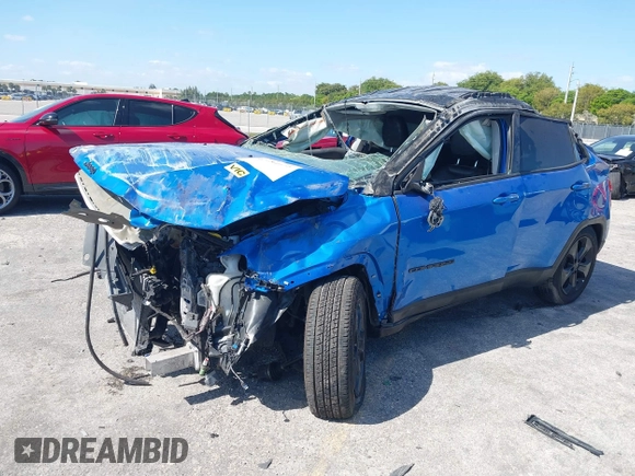 2019 Jeep Compass Latitude with VIN 3C4NJCBB4KT667615, listed as a IAAI auction lot 42154977 with 63,653 mi miles and . Bid and sale history available at DreamBid. Image 16.