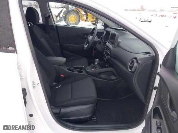 2023 Hyundai Kona SEL with VIN KM8K6CABXPU049603, listed as a IAAI auction lot 41230916 with 9,519 mi miles. Bid and sale history available at carsss.com. Image 5.