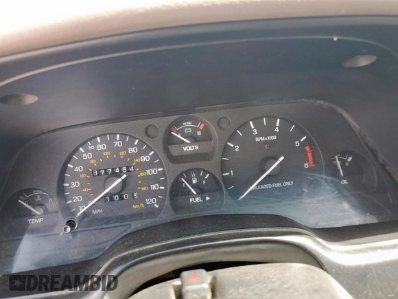 1995 Ford Thunderbird LX z VIN 1FALP62W7SH175725, wystawiony jako Copart lot #60622085 z przebiegiem 77 454 mil mil oraz Czysty tytuł • Clean title. Historia ofert i sprzedaży dostępna na DreamBid. Obrazek 9.