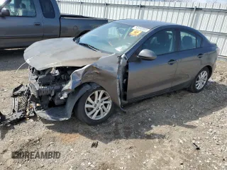 2012 Mazda 3 i Touring with VIN JM1BL1V73C1575378, listed as a Copart auction lot 50940595 with Not Provided miles and Salvage Title. Bid and sale history available at carsss.com. Image 1.