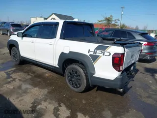 2023 Honda Ridgeline Black Edition with VIN 5FPYK3F85PB006536, listed as a IAAI auction lot 41532179 with 54,975 mi miles. Bid and sale history available at carsss.com. Image 3.
