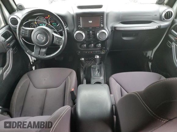 2013 Jeep Wrangler Unlimited Sahara with VIN 1C4HJWEG4DL562951, listed as a Copart auction lot 58001475 with 95,744 mi miles and Clean title. Bid and sale history available at DreamBid. Image 8.