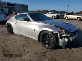 2017 Nissan 370Z Touring with VIN JN1AZ4EH8HM955068, listed as a Copart auction lot 79169084 with 118,830 mi miles and Salvage Title. Bid and sale history available at carsss.com. Image 4.