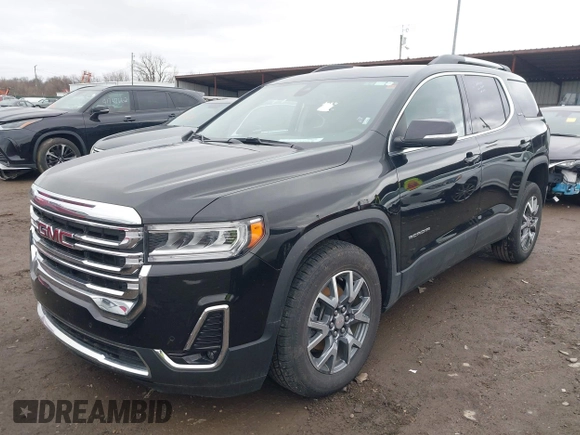 2023 GMC Acadia SLT with VIN 1GKKNML45PZ185835, listed as a IAAI auction lot 41843865 with 43,546 mi miles and . Bid and sale history available at carsss.com. Image 17.