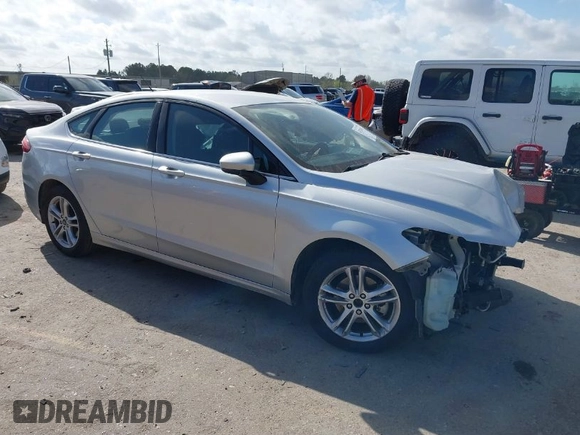 2018 Ford Fusion SE with VIN 3FA6P0H71JR284706, listed as a IAAI auction lot 41776983 with 1 mi miles. Bid and sale history available at carsss.com. Image 1.