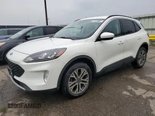 2021 Ford Escape SEL with VIN 1FMCU9H67MUA64853, listed as a Copart auction lot 60093115 with 105,724 mi miles and Clean title. Bid and sale history available at DreamBid. Image 1.