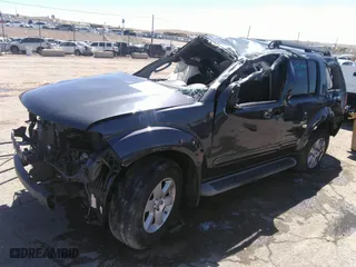 2012 Nissan Pathfinder LE with VIN 5N1AR1NN9CC638301, listed as a IAAI auction lot 39081541 with 1 mi miles. Bid and sale history available at carsss.com. Image 2.
