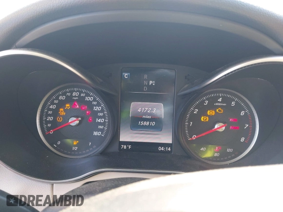 2017 Mercedes-Benz C 300 with VIN 55SWF4JB1HU190340, listed as a IAAI auction lot 41955855 with 158,810 mi miles and . Bid and sale history available at DreamBid. Image 7.