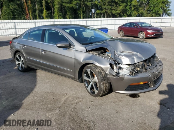 2012 Volkswagen CC Sport PZEV with VIN WVWNP7AN2CE533348, listed as a Copart auction lot 72929964 with 0 mi miles and Salvage Title. Bid and sale history available at carsss.com. Image 4.
