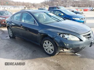 2012 Mazda 6 i Sport with VIN 1YVHZ8BH6C5M34788, listed as a IAAI auction lot 41481146 with 161,056 mi miles. Bid and sale history available at carsss.com. Image 1.
