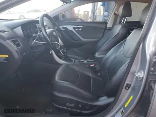 2015 Hyundai Elantra Limited with VIN KMHDH4AE8FU329070, listed as a Copart auction lot 52380395 with 130,054 mi miles and Salvage Title. Bid and sale history available at carsss.com. Image 7.