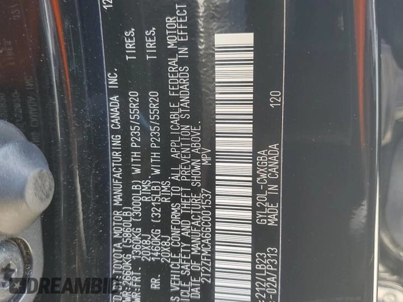 2016 Lexus RX with VIN 2T2ZFMCA6GC001537, listed as a Copart auction lot 50252175 with 132,685 mi miles and Salvage Title. Bid and sale history available at DreamBid. Image 14.