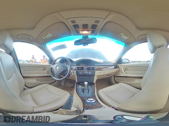 2007 BMW 3 Series 328i with VIN WBAVS13537FX15839, listed as a Copart auction lot 66952054 with 211,112 mi miles and Salvage Title. Bid and sale history available at carsss.com. Image 13.