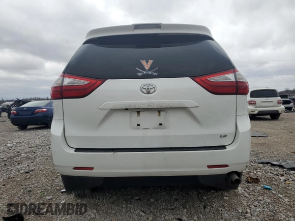 2019 Toyota Sienna LE Auto Access Seat with VIN 5TDKZ3DC0KS984058, listed as a Copart auction lot 87044624 with Not Provided miles and Salvage Title. Bid and sale history available at DreamBid. Image 6.