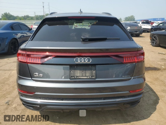 2020 Audi Q8 Prestige with VIN WA1FVAF18LD022451, listed as a Copart auction lot 64125825 with 33,237 mi miles and Clean title. Bid and sale history available at DreamBid. Image 6.