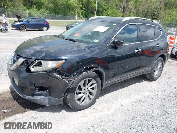 2015 Nissan Rogue SL with VIN 5N1AT2MV3FC924433, listed as a IAAI auction lot 42155223 with 145,980 mi miles and . Bid and sale history available at carsss.com. Image 17.