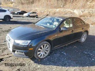 2018 Audi A4 Premium with VIN WAUDNAF41JA043225, listed as a Copart auction lot 81834734 with 107,803 mi miles and Salvage Title. Bid and sale history available at carsss.com. Image 1.