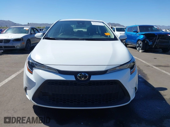 2022 Toyota Corolla LE with VIN JTDEPMAE7N3025132, listed as a IAAI auction lot 41867547 with 19,721 mi miles. Bid and sale history available at carsss.com. Image 12.