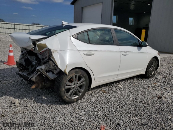 2017 Hyundai Elantra SE with VIN 5NPD84LF3HH054506, listed as a Copart auction lot 52057685 with 117,669 mi miles and Salvage Title. Bid and sale history available at carsss.com. Image 3.
