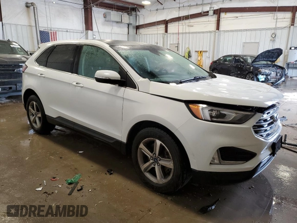 2019 Ford Edge SEL with VIN 2FMPK4J98KBB28920, listed as a Copart auction lot 56984775 with 108,426 mi miles and Salvage title. Bid and sale history available at DreamBid. Image 4.