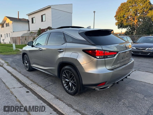 2021 Lexus RX with VIN 2T2YZMDA9MC300923, listed as a Copart auction lot 55517905 with 30,133 mi miles and Clean Title. Bid and sale history available at carsss.com. Image 3.