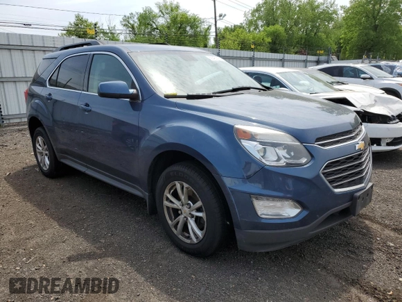 2017 Chevrolet Equinox LT with VIN 2GNFLFEK5H6242338, listed as a Copart auction lot 56461435 with 132,206 mi miles and Salvage Title. Bid and sale history available at DreamBid. Image 4.