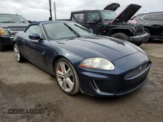 2011 Jaguar XK with VIN SAJWA4GB9BLB41127, listed as a Copart auction lot 75502694 with 0 mi miles and Salvage Title. Bid and sale history available at carsss.com. Image 4.