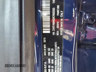 2019 Alfa Romeo Giulia с VIN ZARFAMAN3K7600293, выставлен на аукционе Copart как лот 59115595 с пробегом 66 261 миль миль и Списание • Salvage title. История ставок и продаж доступна на DreamBid. Изображение 13.