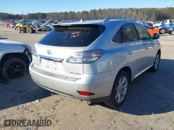 2010 Lexus RX 350 z VIN 2T2ZK1BA5AC024424, wystawiony jako IAAI lot #41348334 z przebiegiem 233 275 mil mil oraz . Historia ofert i sprzedaży dostępna na DreamBid. Obrazek 4.