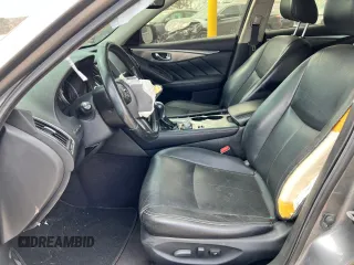 2015 Infiniti Q50 Premium with VIN JN1BV7AP8FM343934, listed as a Copart auction lot 46954845 with 168,593 mi miles and Salvage Title. Bid and sale history available at DreamBid. Image 7.