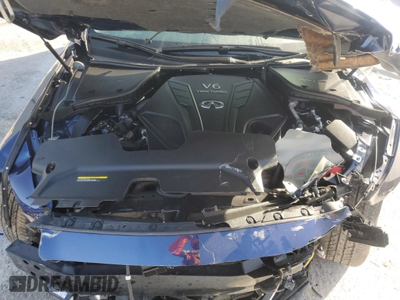 2022 Infiniti Q50 Luxe z VIN JN1EV7BP4NM311315, wystawiony jako Copart lot #57082775 z przebiegiem 23 239 mil mil oraz Nie do naprawy • Non repairable. Historia ofert i sprzedaży dostępna na DreamBid. Obrazek 11.