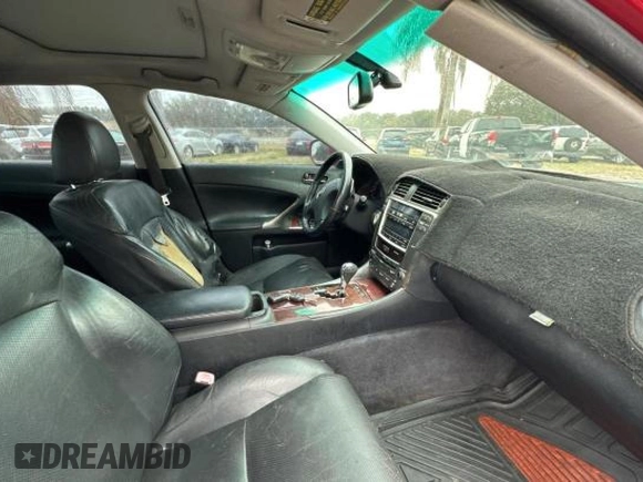 2006 Lexus IS 250 with VIN JTHCK262762007289, listed as a Copart auction lot 42419795 with 106,668 mi miles and Clean Title. Bid and sale history available at DreamBid. Image 5.