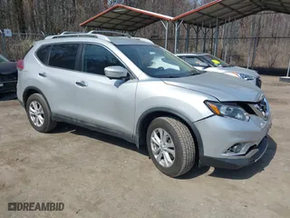 2015 Nissan Rogue SV with VIN 5N1AT2MK6FC761458, listed as a IAAI auction lot 41773845 with 110,540 mi miles. Bid and sale history available at carsss.com. Image 1.