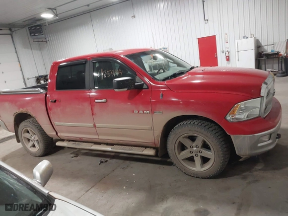 2010 Dodge Ram 1500 SLT with VIN 1D7RV1CT3AS193258, listed as a IAAI auction lot 41854144 with 190,507 mi miles. Bid and sale history available at carsss.com. Image 13.