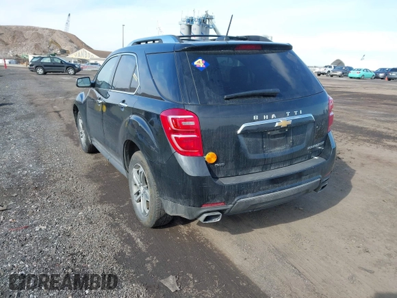 2016 Chevrolet Equinox LTZ with VIN 2GNFLGE38G6174419, listed as a IAAI auction lot 41626350 with 260,674 mi miles. Bid and sale history available at carsss.com. Image 3.