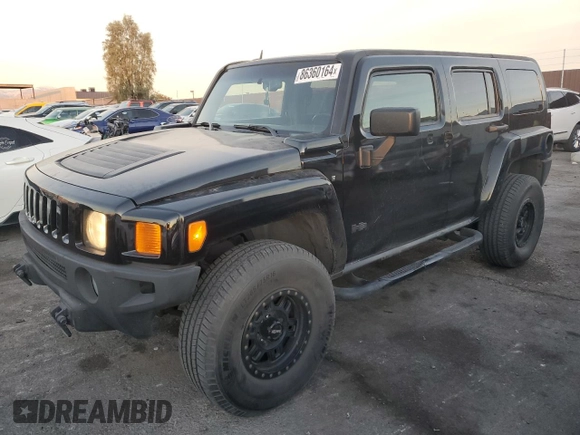 2007 Hummer H3 SUV with VIN 5GTDN13E578183612, listed as a Copart auction lot 86360164 with 241,731 mi miles and Clean Title. Bid and sale history available at DreamBid. Image 1.