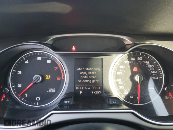 2014 Audi A4 Premium with VIN WAUAFAFL2EN042669, listed as a Copart auction lot 42349805 with 101,316 mi miles and Salvage Title. Bid and sale history available at carsss.com. Image 9.