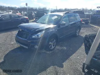 2014 Subaru Outback 3.6R Limited with VIN 4S4BRDPC7E2281601, listed as a IAAI auction lot 41632389 with 99,057 mi miles. Bid and sale history available at carsss.com. Image 2.