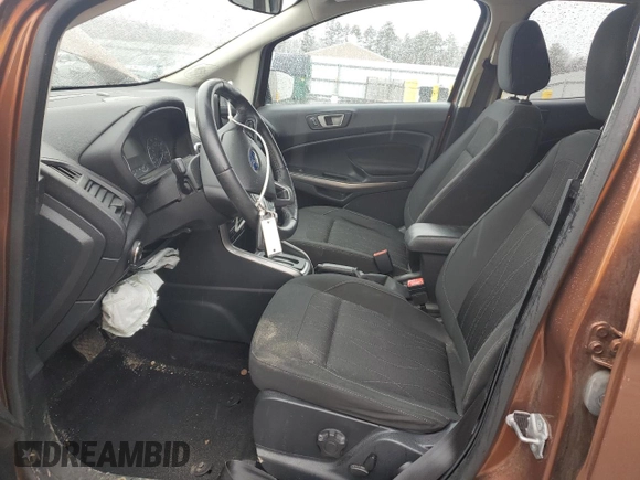 2020 Ford EcoSport SE z VIN MAJ6S3GL3LC389036, wystawiony jako Copart lot #52406165 z przebiegiem Nie podano mil oraz Szkody całkowita. Historia ofert i sprzedaży dostępna na DreamBid. Obrazek 7.