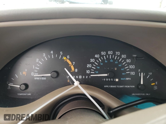 1996 Buick Regal Custom with VIN 2G4WB52K7T1426501, listed as a Copart auction lot 84858184 with 89,553 mi miles and Salvage title. Bid and sale history available at DreamBid. Image 9.