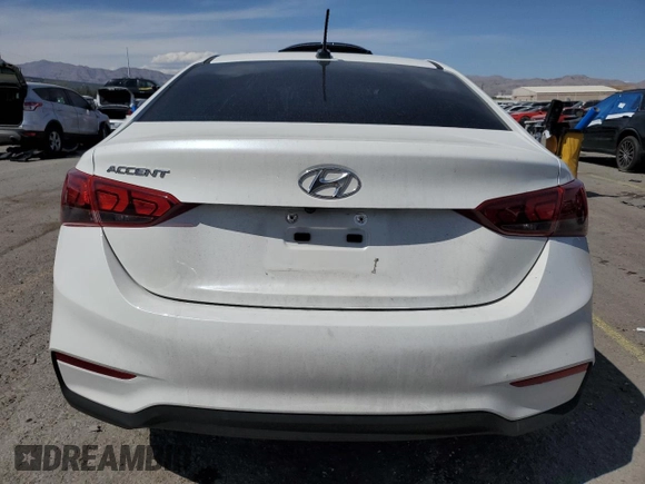 2021 Hyundai Accent SEL with VIN 3KPC24A65ME137515, listed as a Copart auction lot 53402215 with 39,882 mi miles and Salvage title. Bid and sale history available at DreamBid. Image 6.