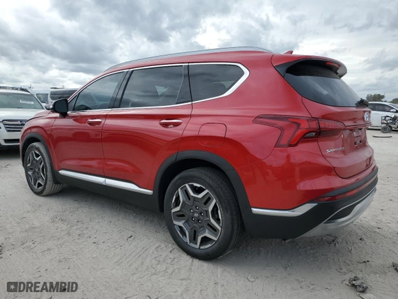 2021 Hyundai Santa Fe Limited with VIN 5NMS44AL7MH333119, listed as a Copart auction lot 88959635 with 20,145 mi miles and Salvage Title. Bid and sale history available at carsss.com. Image 2.