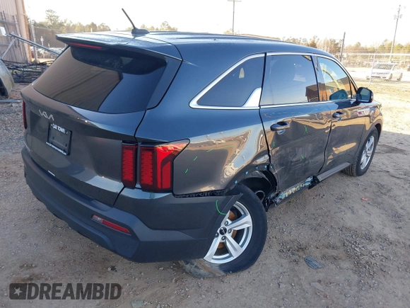 2023 Kia Sorento LX with VIN 5XYRG4LC2PG165455, listed as a IAAI auction lot 41278230 with 45,728 mi miles. Bid and sale history available at carsss.com. Image 4.