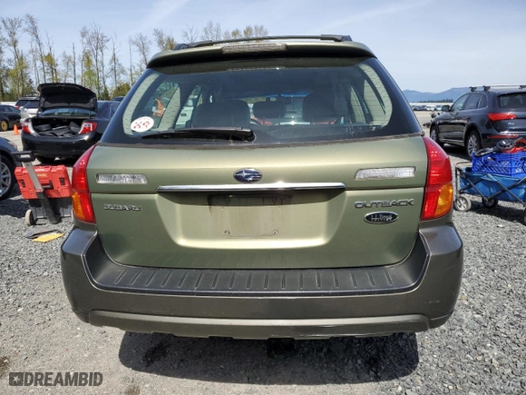 2006 Subaru Legacy Wagon Outback 3.0 R L.L. Bean with VIN 4S4BP86C864357590, listed as a Copart auction lot 52760115 with 123,791 mi miles and Salvage Title. Bid and sale history available at carsss.com. Image 6.